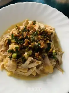 Make Onion hand tore chicken step 4