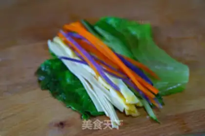 Make Low fat vegetable rolls step 7