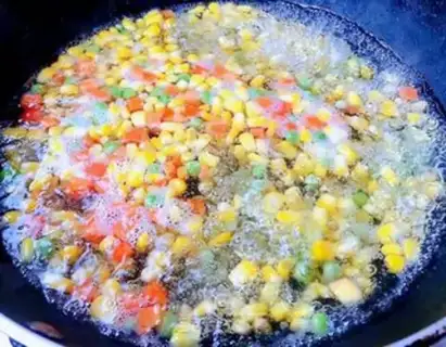 Make ♪ A time-made corn ♪ step 1