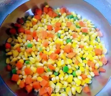 Make ♪ A time-made corn ♪ step 2