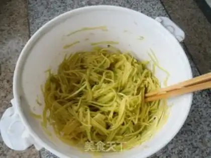 Make A pickle eggcake step 4