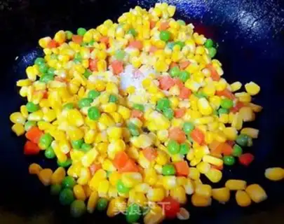 Make ♪ A time-made corn ♪ step 6