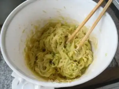 Make A pickle eggcake step 6