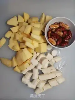 Make Red-tree medicine apple sugar step 0