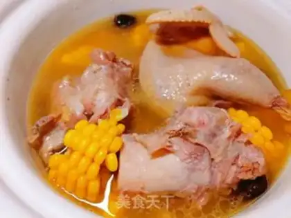 Make Corn bone chicken soup step 3