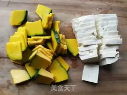 Make The brooks burn pumpkin tofu step 3