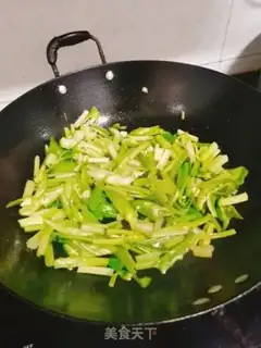 Make Celery fried meat step 5