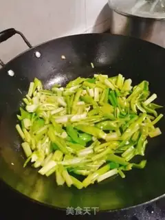 Make Celery fried meat step 6