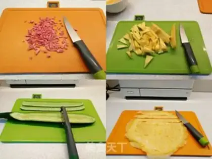 Make Pineapple egg fried rice step 1