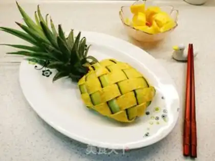 Make Pineapple egg fried rice step 5