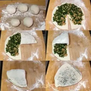 Make Shrimp omelet egg pie step 7