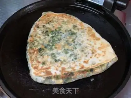 Make Shrimp omelet egg pie step 8