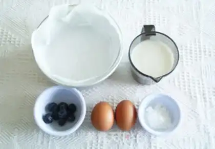 Make Blueberry yogurt cake step 0