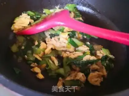 Make Burn pork and fried rice step 1
