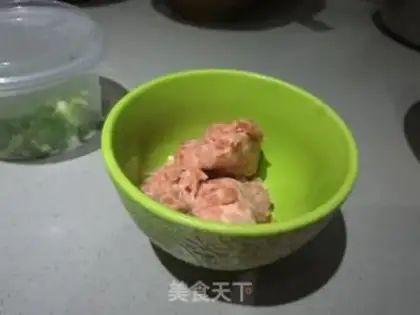 Make Tofu toad soup step 1