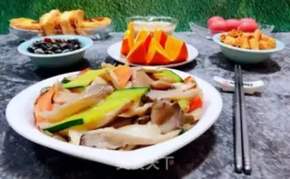 Make cucumber carrots for mushrooms step 14