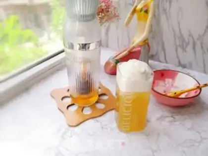 Make Cheese milk and red tea step 2