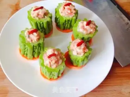 Make Meat made of bitter melons step 2