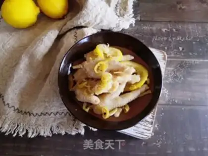 Make Lemon pine chicken claws step 10