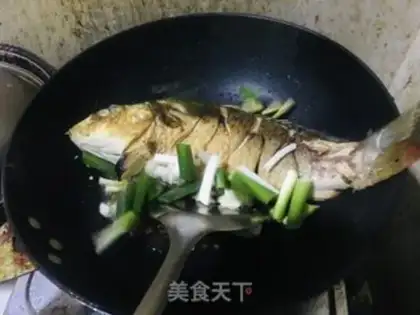 Make Home burning fish step 2