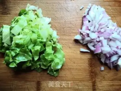 Make Egg fried rice step 1