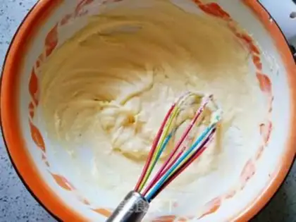 Make Watermelon cookies step 1