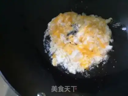 Make Egg fried rice step 2