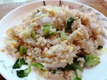 Make Egg fried rice step 7