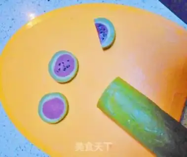 Make Watermelon cookies step 7