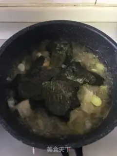 Make Seaweed gravy curd soup step 2