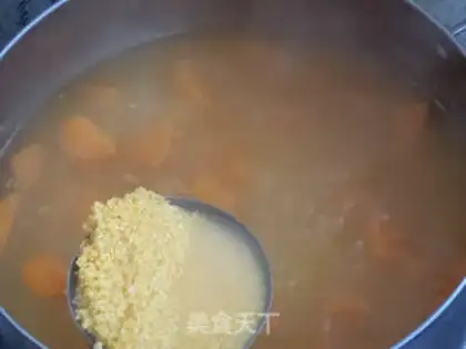 Make Goose egg pumpkin porridge step 10