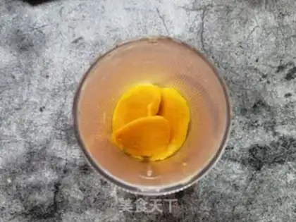 Make Coconut mango milkshake step 2
