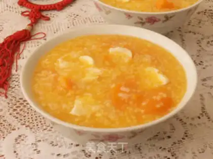 Make Goose egg pumpkin porridge step 12