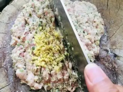 Make Cream of meat step 1