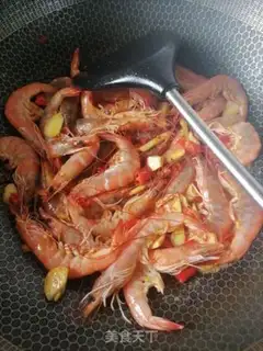 Make Spicy shrimp step 4