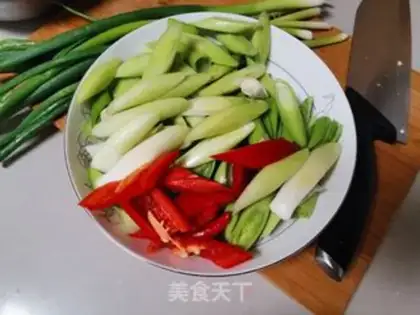 Make Garlic soybeans step 1