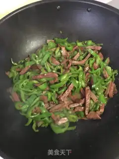 Make Dry beef and pepper step 4