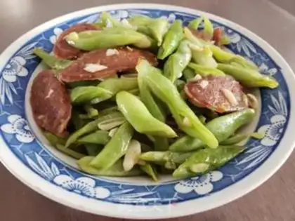 Make Four seasons of beans and sausage step 8