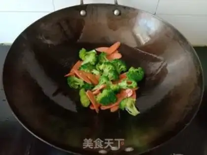 Make ♪ West blue flowers for ham and sausage ♪ step 6