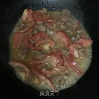 Make Tomato beef noodles step 7