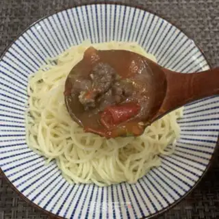 Make Tomato beef noodles step 12