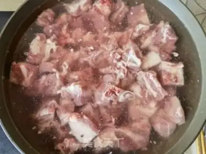 Make Wintermelon steak step 1