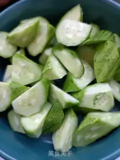 Make Cucumber egg salad step 1