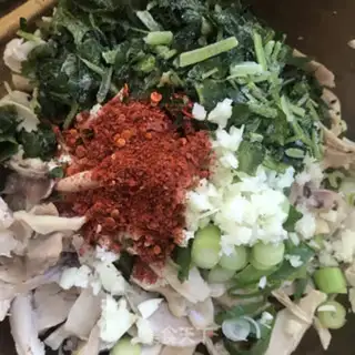 Make The cold hand tore the chicken step 8