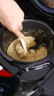 Make Plum mushrooms and rice step 6