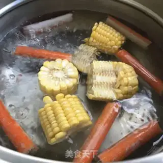 Make Corn ham and gravy step 3