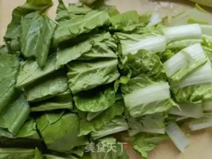 Make Olive oil and cabbage step 1