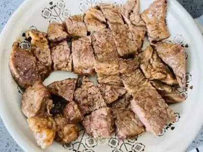 Make Black pepper steak step 8