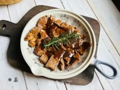 Make Black pepper steak step 9