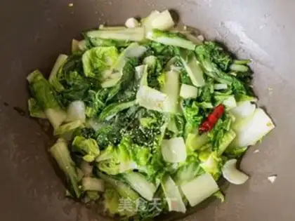 Make Olive oil and cabbage step 6